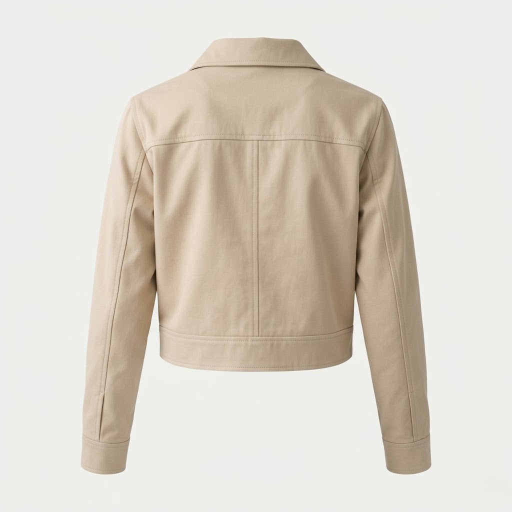 Beige Cotton Jacket