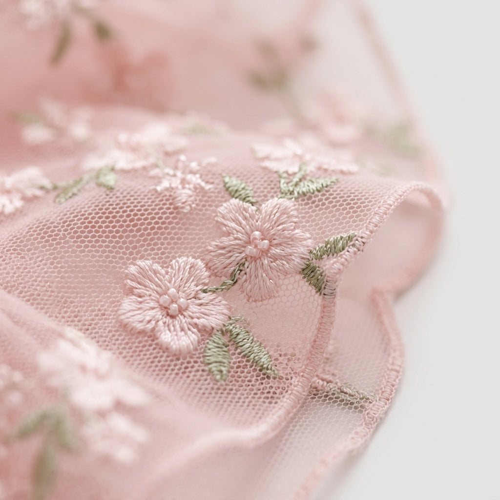 Pink Polyester Dress